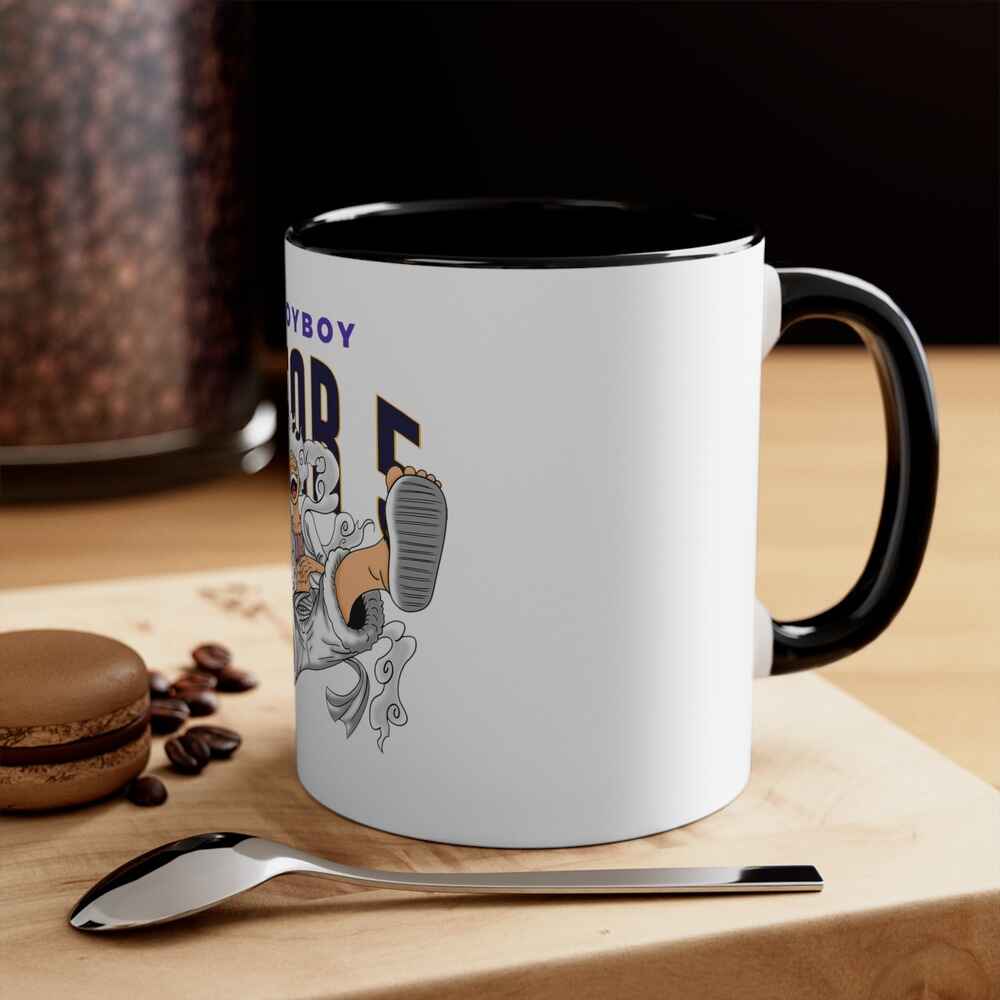 One Piece Joy Boy Luffy Gear 5 Accent Coffee Mug