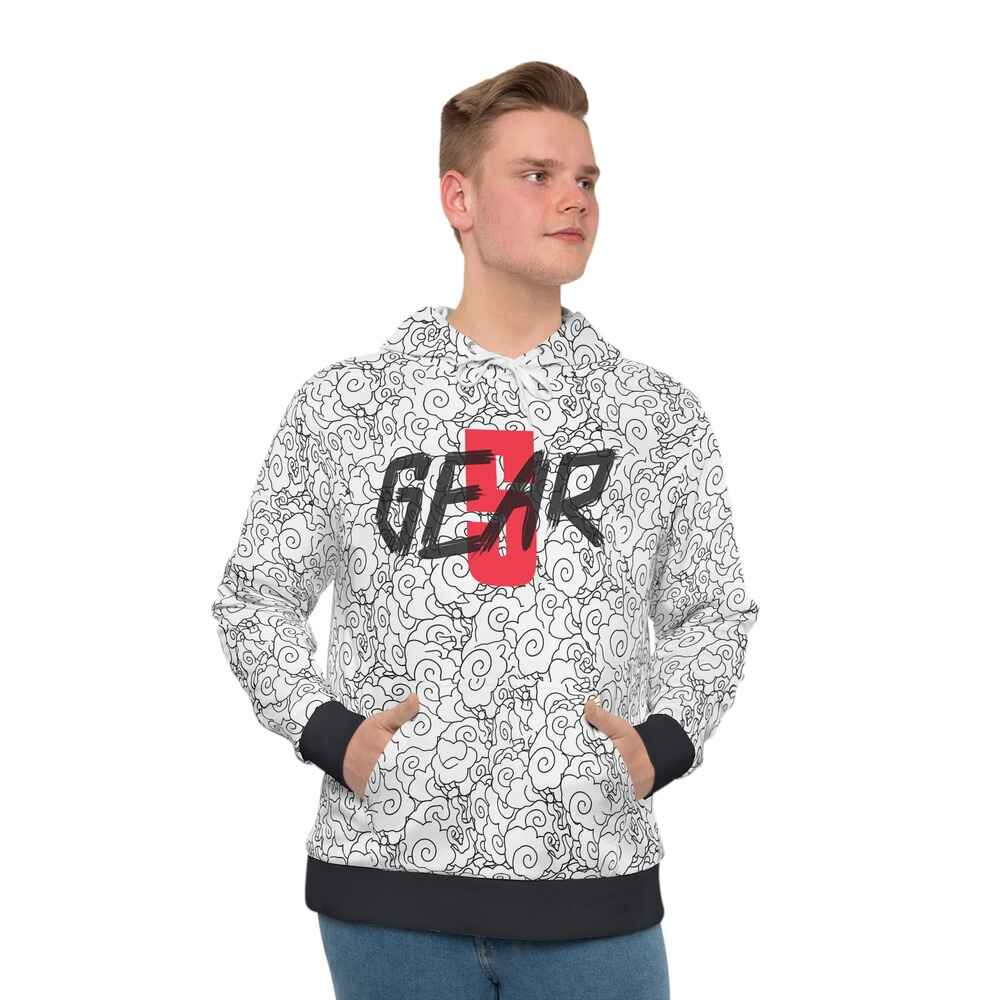 One Piece Luffy Gear 5 Nika Sun God Pullover Hoodie