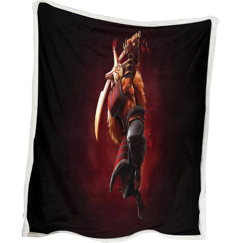 Juggernaut All Attack Dota Attack Embossed Blanket