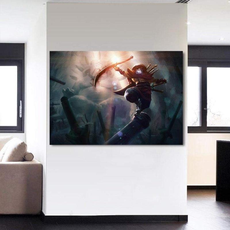 Juggernaut Green Rock Style Canvas