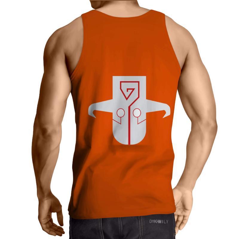 Juggernaut Orange Logo 3D Printed Juggernaut Tank Top - Anime Wise