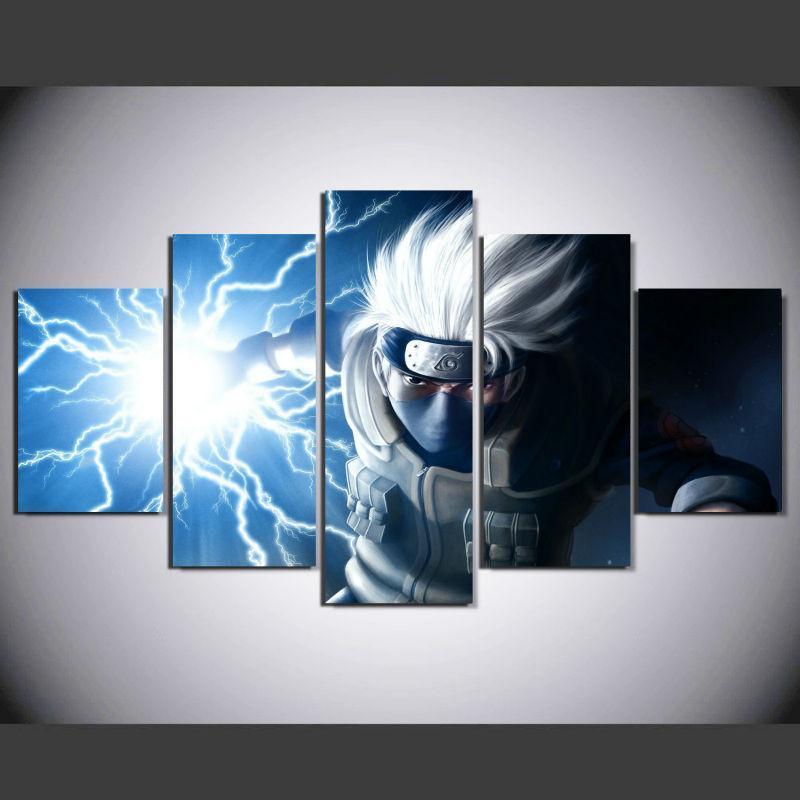 Kakashi Naruto Wall 3D Printed Canvas-Naruto-Canvas,Kakashi,MultiColor,Naruto