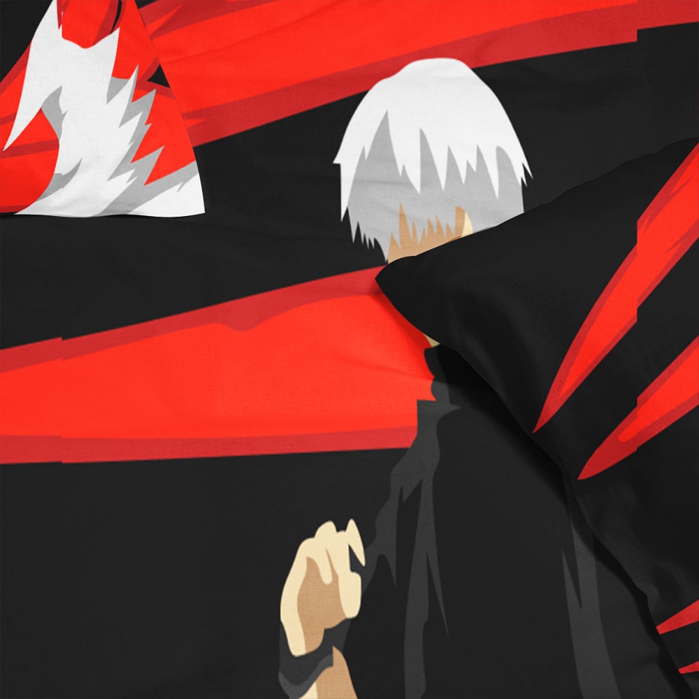 Tokyo Ghoul Kaneki Ken Ghoul Modern Pattern Stitched Comforter Bedding