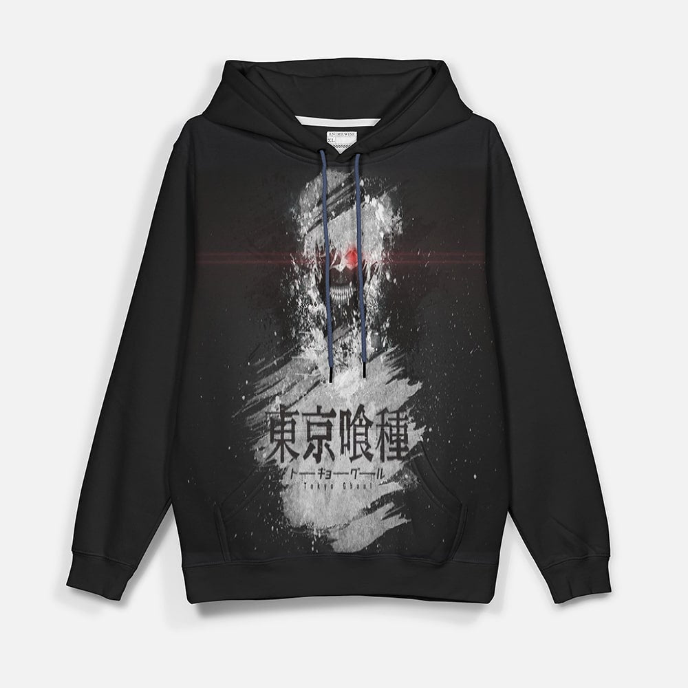Kaneki Tokyo Ghoul Dimond Brushed Pullover Hoodie