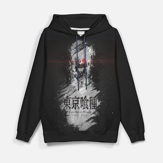 Kaneki Tokyo Ghoul Dimond Brushed Pullover Hoodie