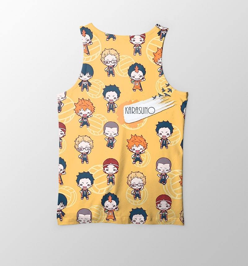Karuasuna Vollyball Brushed Team Haikyuu Tank Top