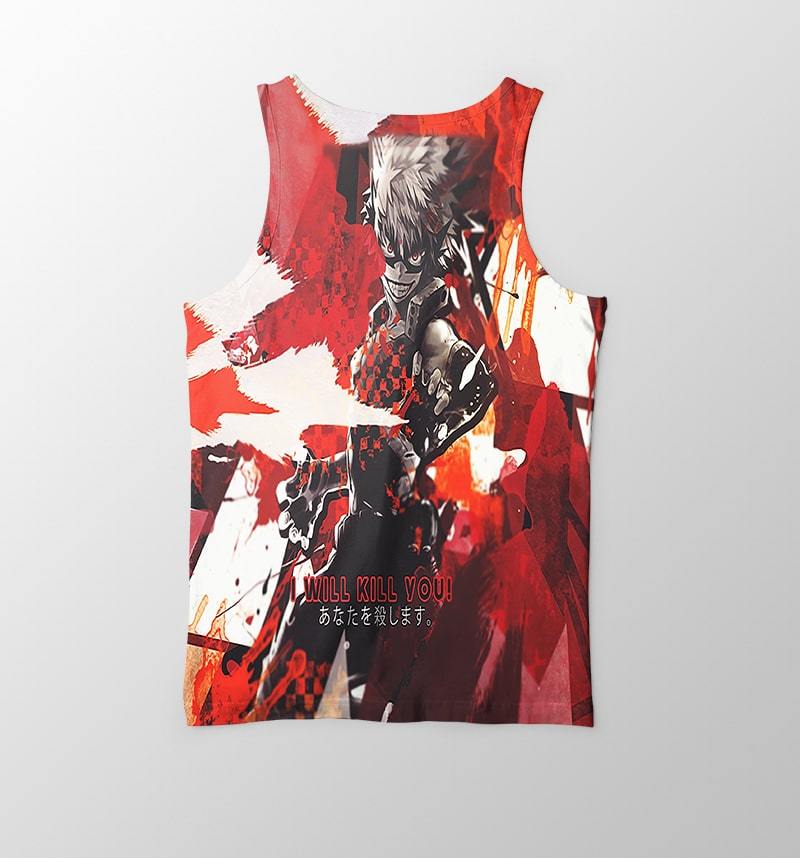 My Hero Academia Reversible Embossed Fire BNHA Katsuki Bakugou Tank Top-My Hero Academia-meta-size-chart-tank-top-size-chart,My Hero Academia,Tank Tops,Vest