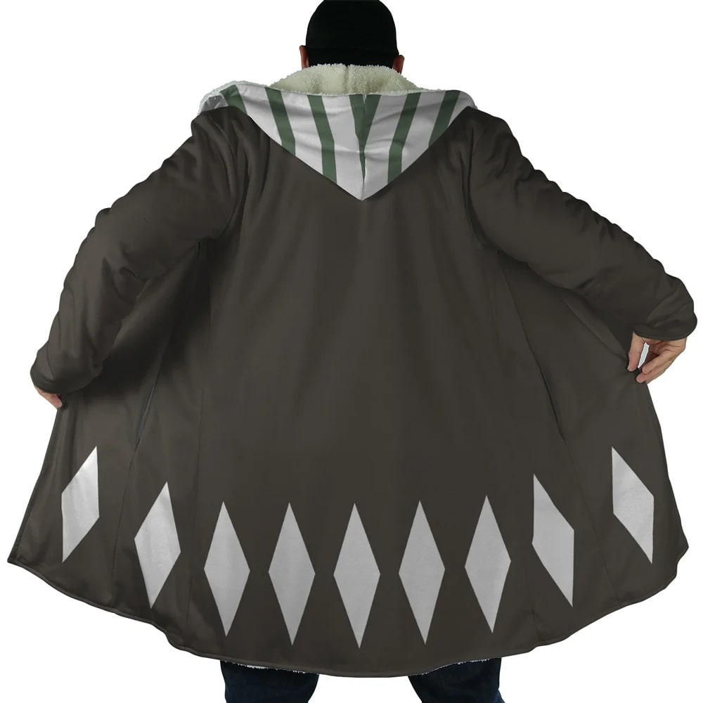 Kisuke Urahara 12th Division Captain Bleach Hooded Cloak Coat