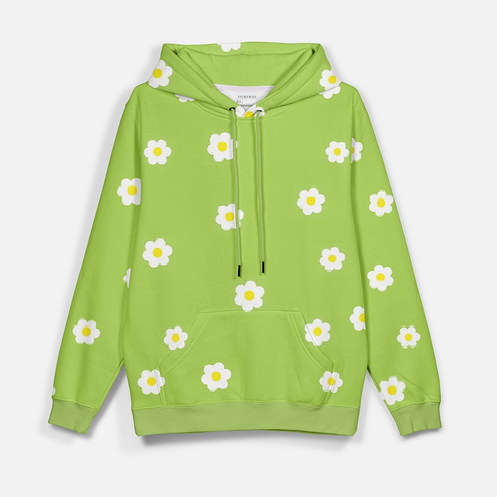 Koby's Floral Print One Piece Pullover Hoodie