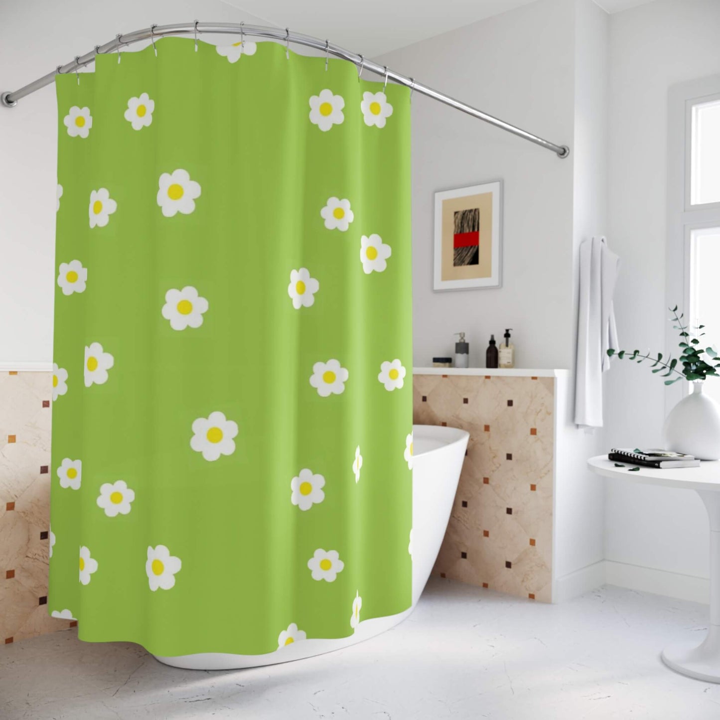 One Piece Cherry Blossom Koby Shower Curtains