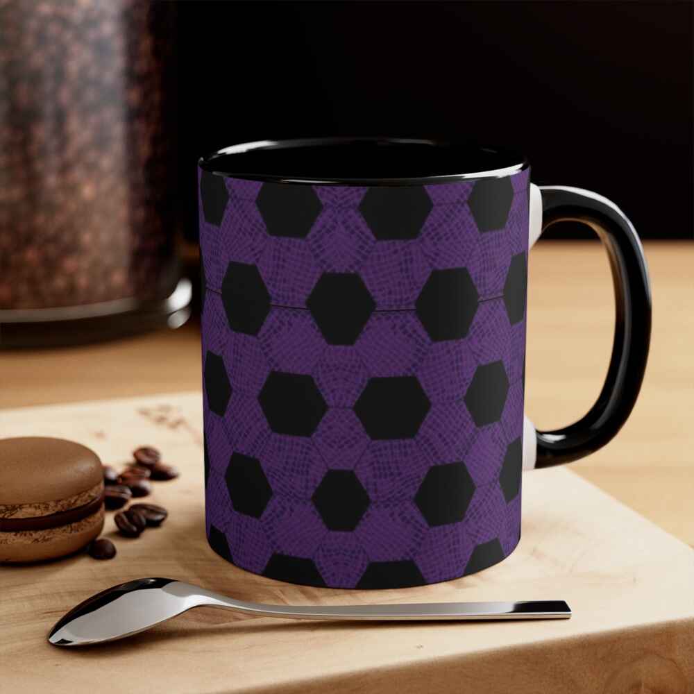Kokushibo Demon Slayer Cosplay Pattern Accent Coffee Mug