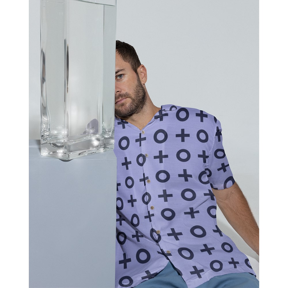 Kujo Jojo Pattern Hawaiian Shirt