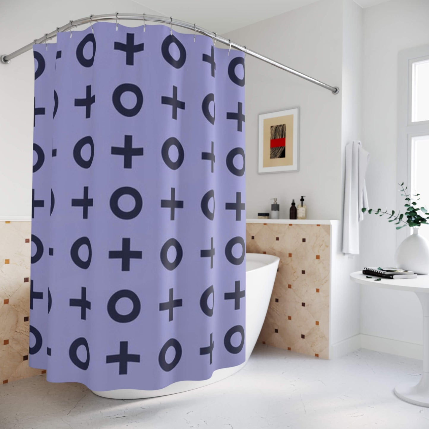 Kujo Jotaro Pattern JoJo's Bizarre Adventure Shower Curtains