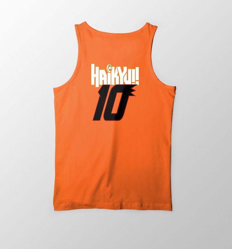 Kurasano Eagles Hinata Number 10 Haikyuu Tank Top