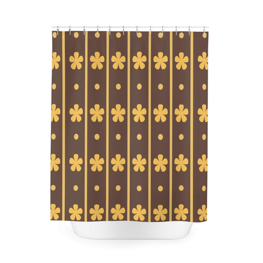 Trafalgar D. Water Law Wano Pattern One Piece Shower Curtains
