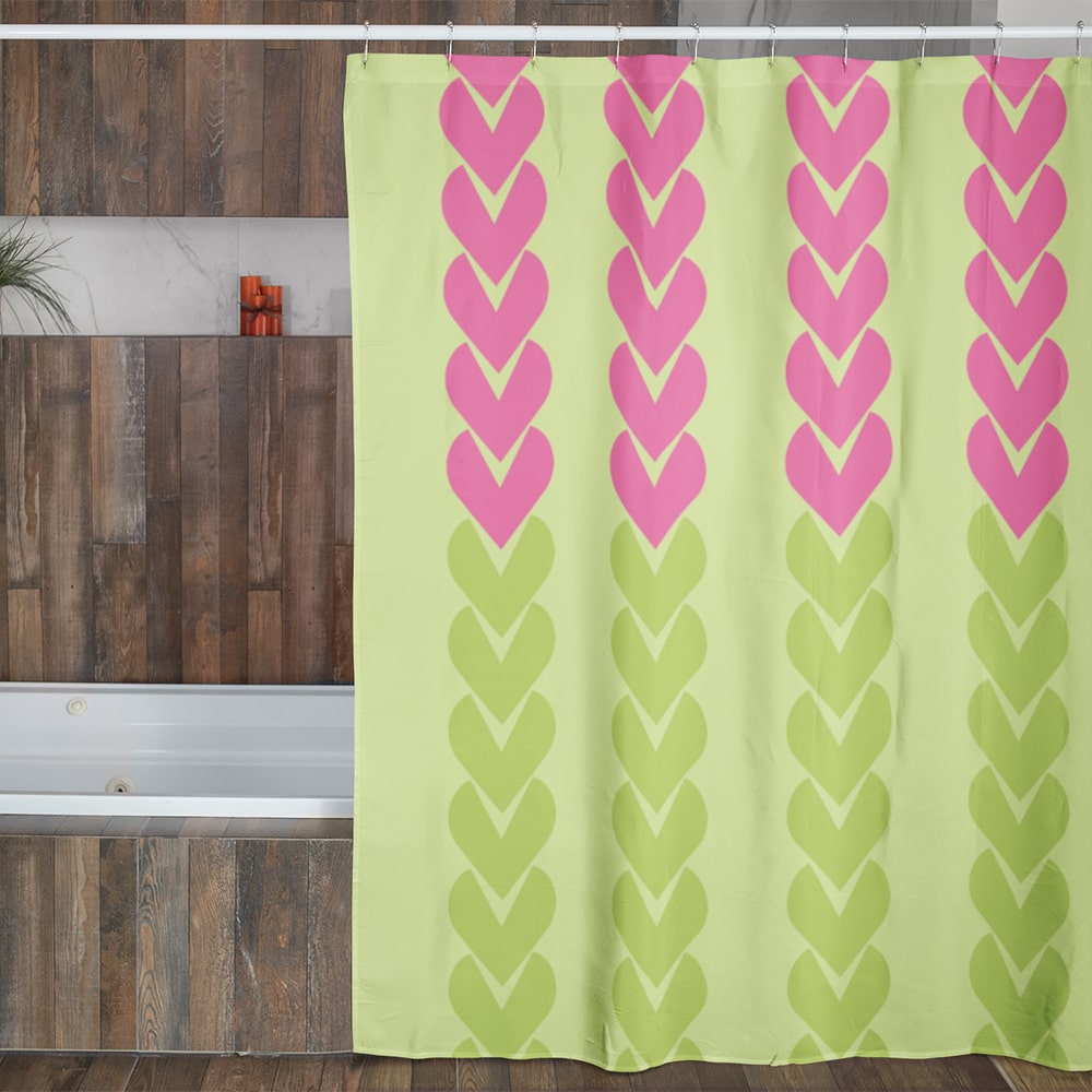 Demon Love Pillar Classic Cosplay Shower Curtains