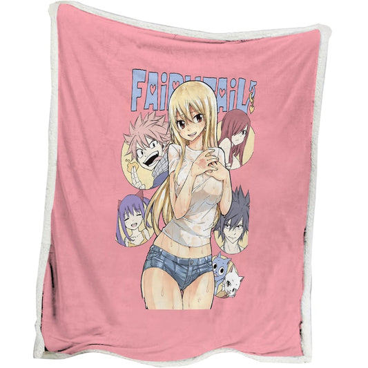 Fairy Tail Lucy Heartfilia Dream Space Soft Anime Blanket