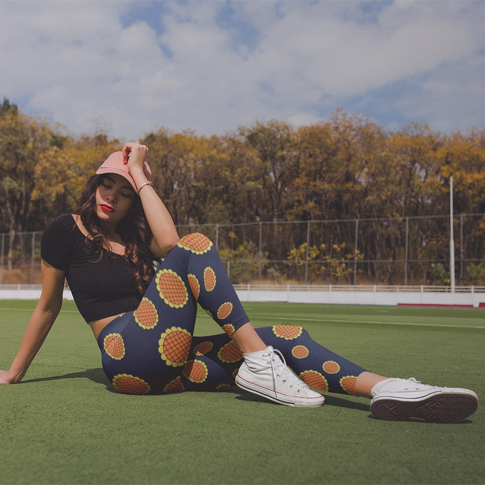 Luffy Dressrosa Sunshine Island Arc One Piece Pattern Leggings