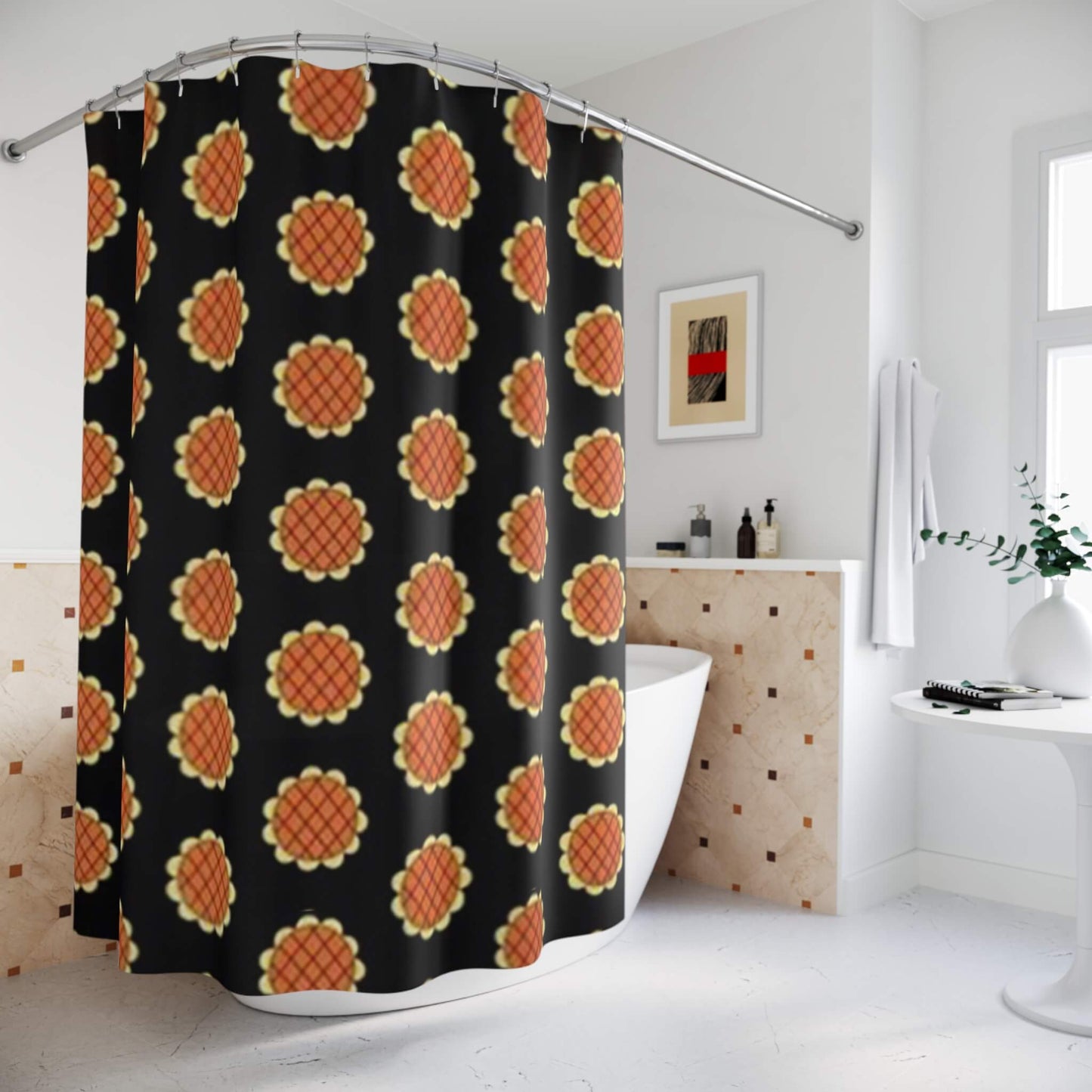 Luffy Dressrosa One Piece Shower Curtains
