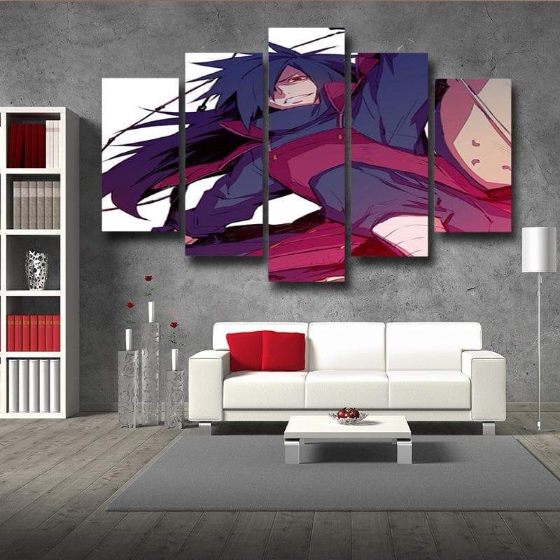 Madara Uchiha Naruto Canvas-Naruto-Canvas,Naruto,Purple,Uchiha Madara
