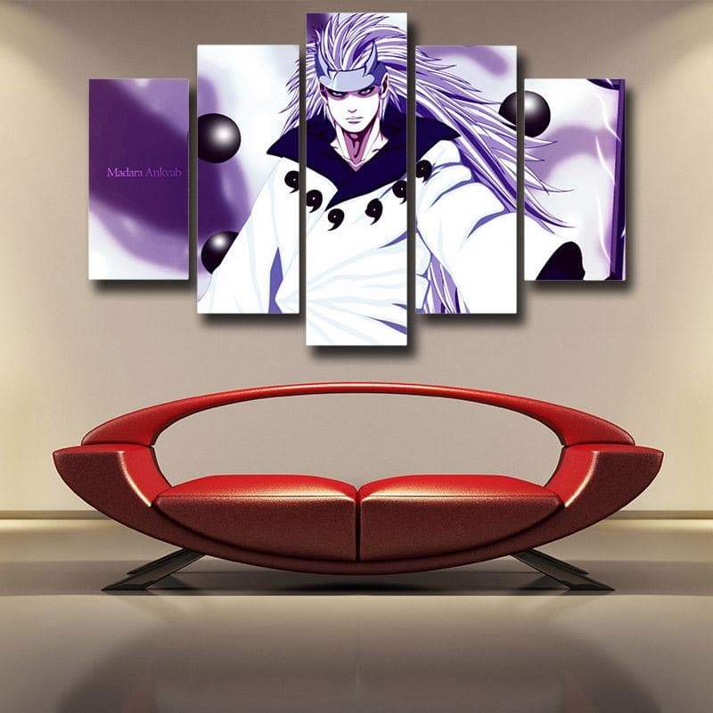 Madara Uchiha Sage of Six Path Mode Canvas-Naruto-Canvas,Naruto,Purple,Uchiha Madara,White
