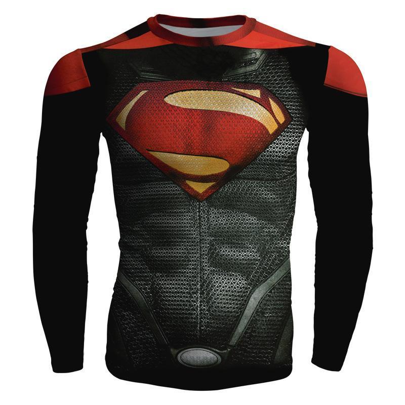 Man Of Steel Body 3D Printed Long Sleeve Shirt