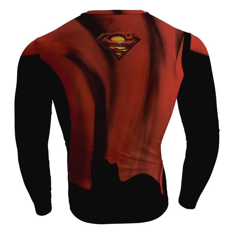 Man Of Steel Body 3D Printed Long Sleeve Shirt - Anime Wise