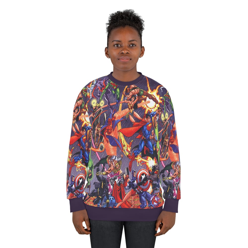 Marvel DC All Heroes Fight Sweatshirt