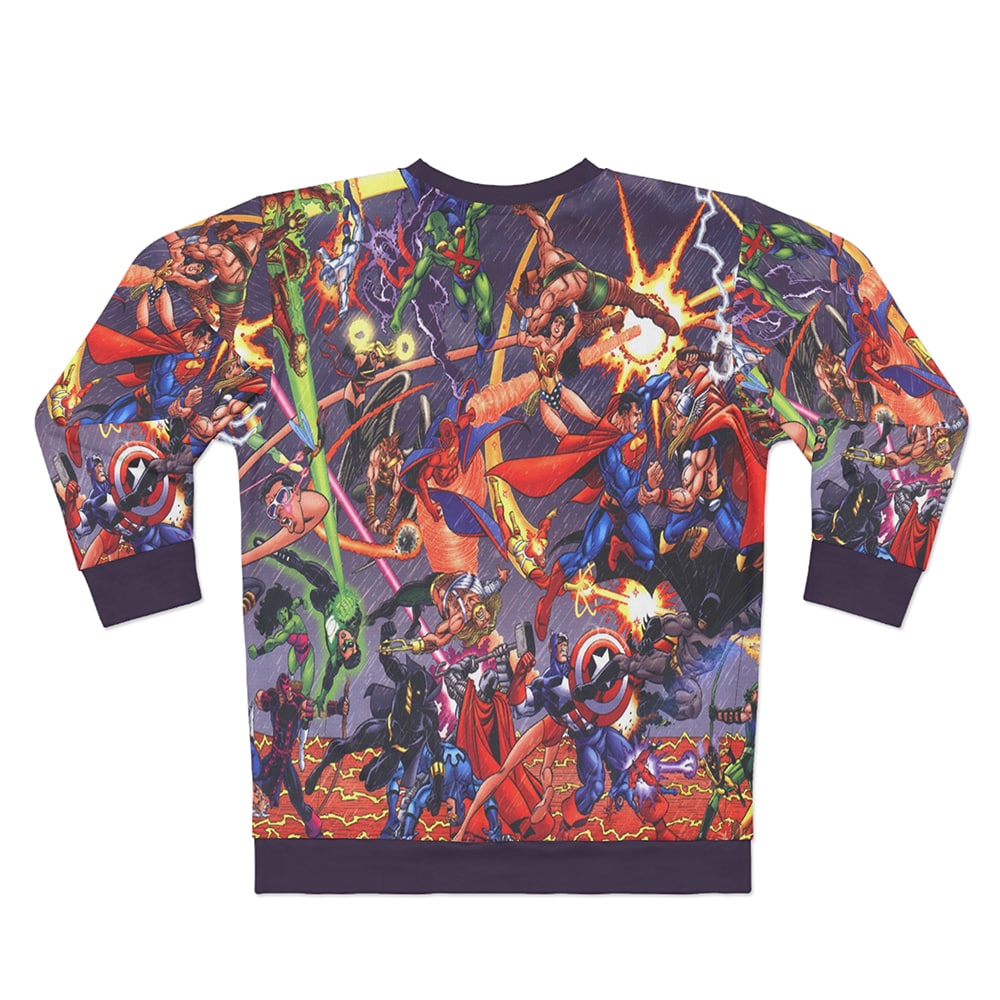 Marvel DC All Heroes Fight Sweatshirt