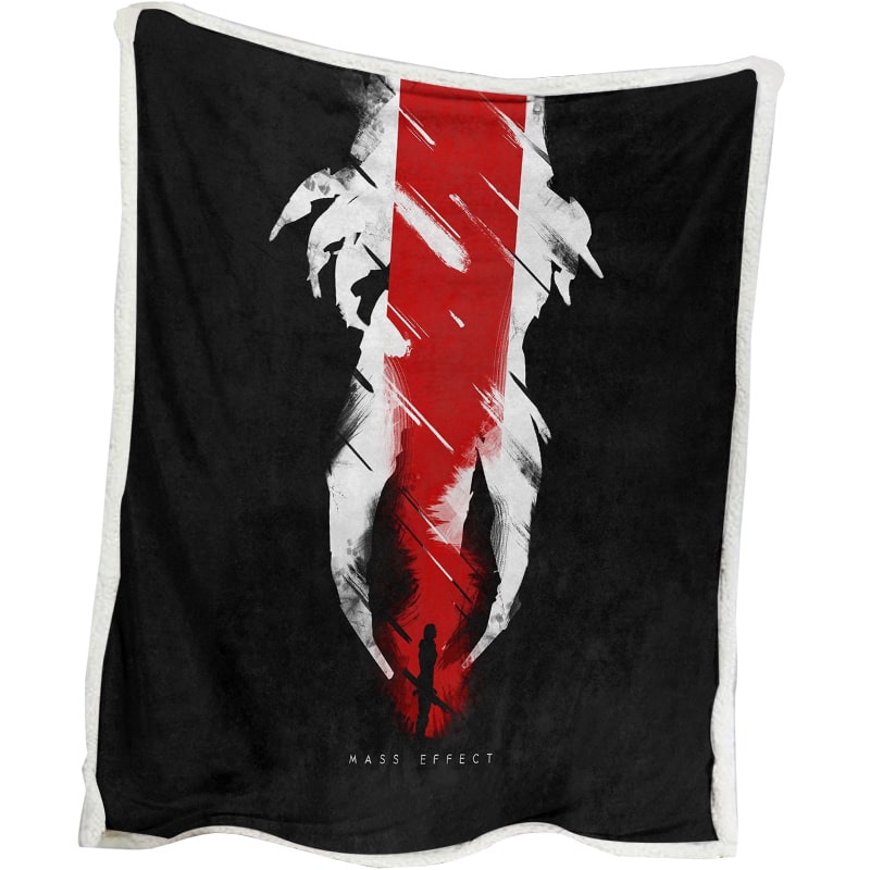 Mass Effect Premium Brushed Gaming Blanket