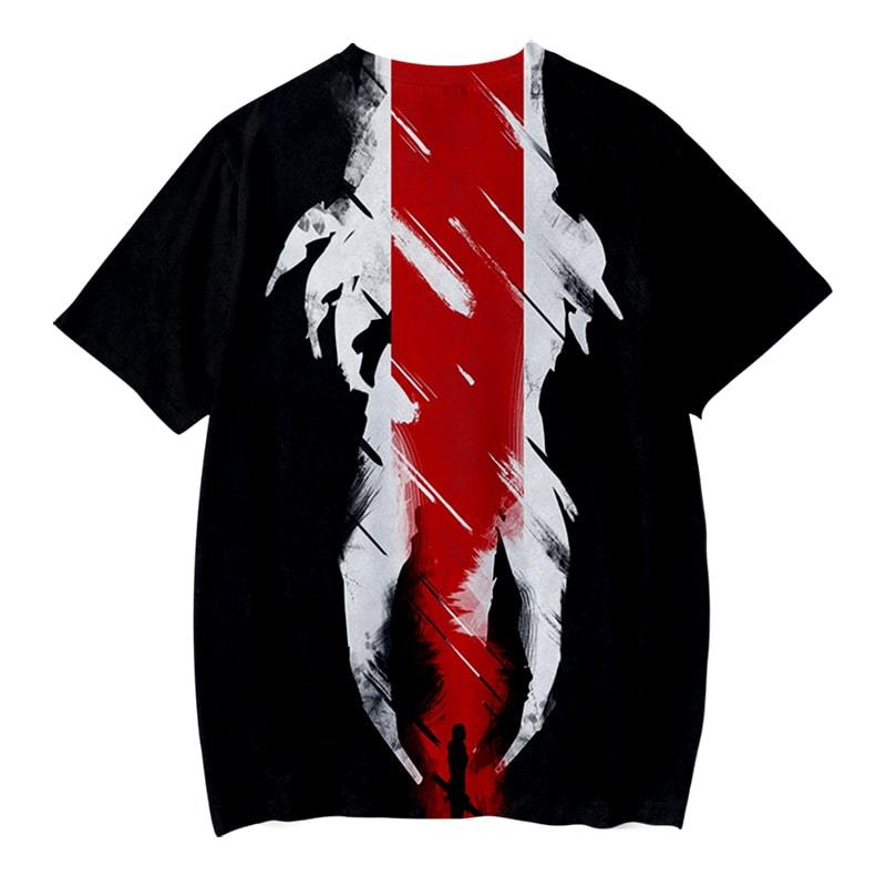 Mass Effect Premium Brushed Casual Round Collar Gaming T-shirt