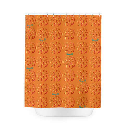 Fire Fist Ace Mera Mera Devil Fruit Pattern One piece Shower Curtains
