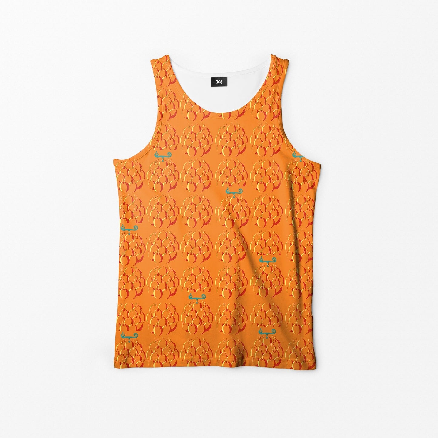 Mera Mera no Mi Devil Fruit Pattern One Piece Tank Top