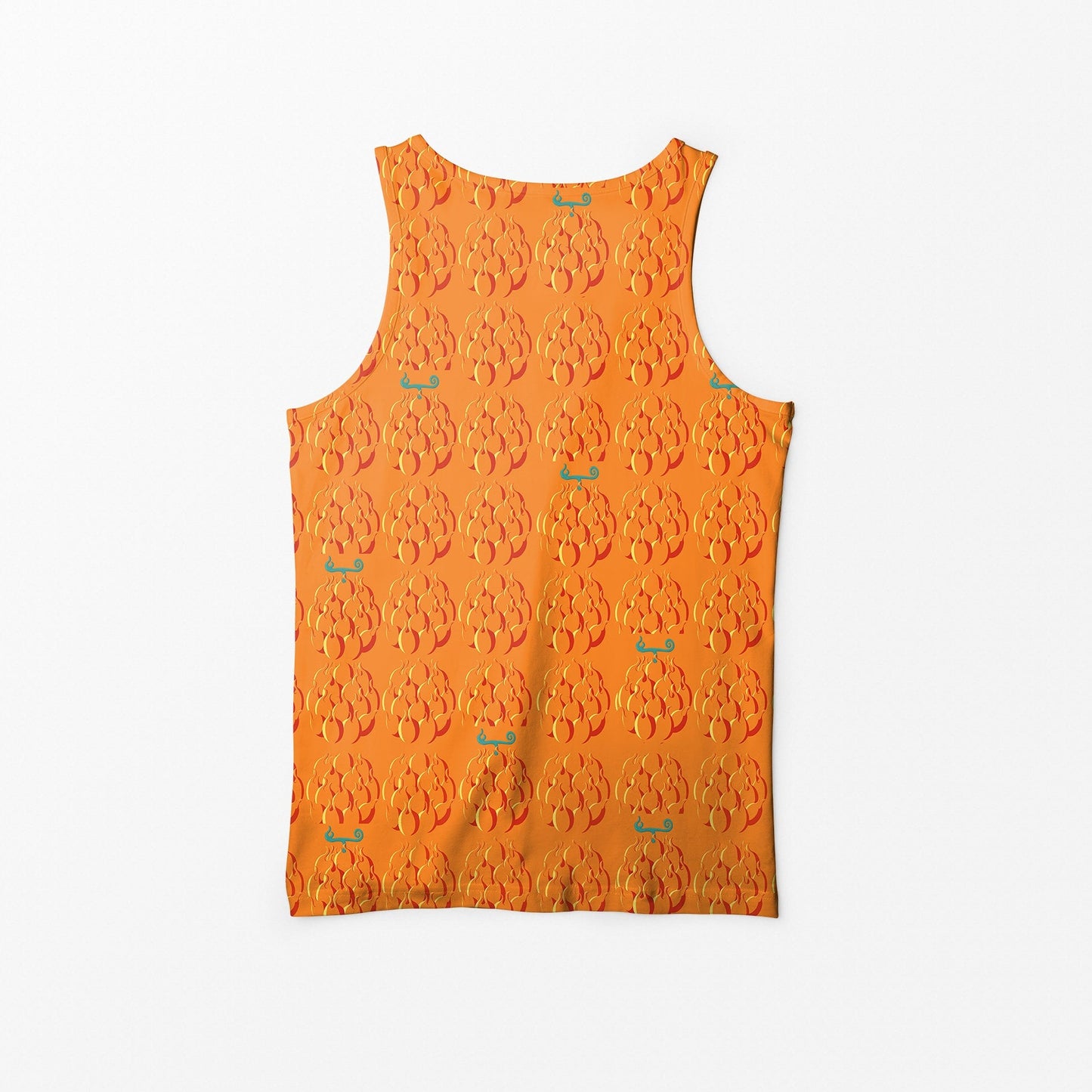 Mera Mera no Mi Devil Fruit Pattern One Piece Tank Top
