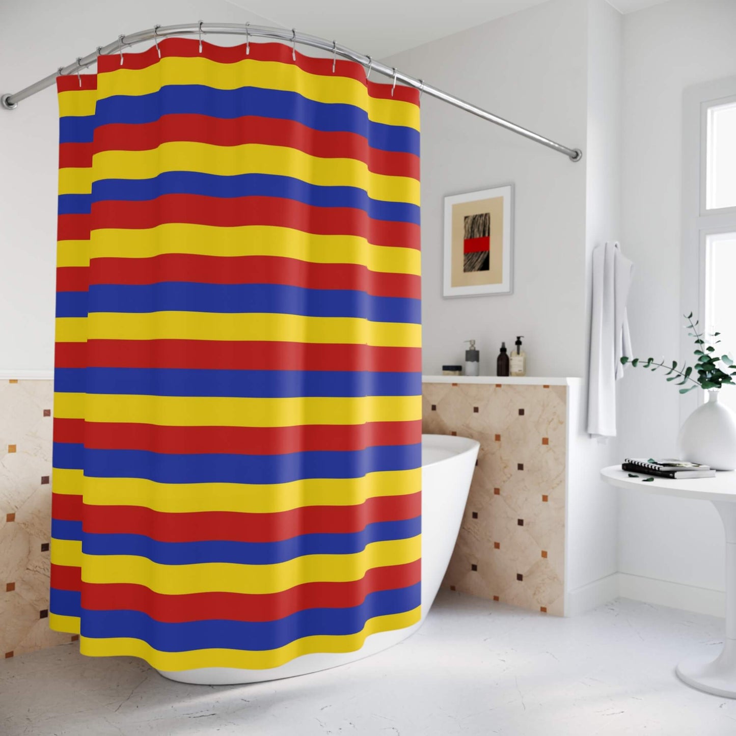 My Hero Academia Midoriya Izuku Scarf Pattern Shower Curtains