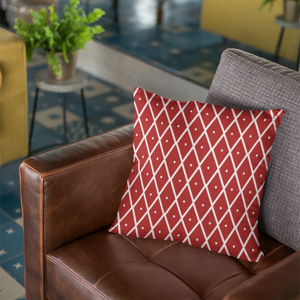 Mista JJBA Classic Pattern JoJo Throw Pillow