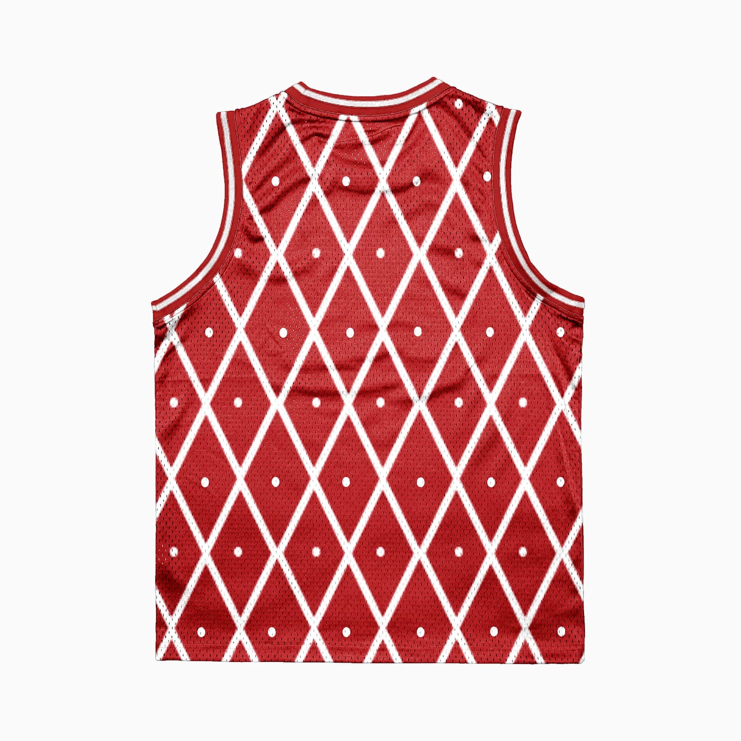 Mista Color Overlap Pattern Basketball Jersey