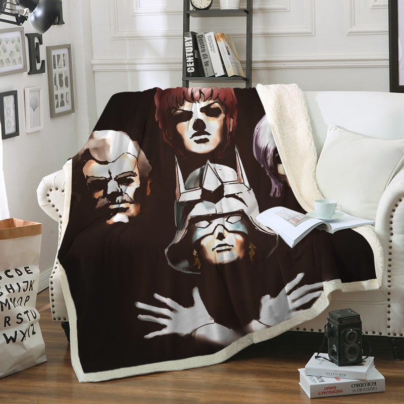 Mobile Suit Gundam Vintage Brushed Gundam Wing Blanket