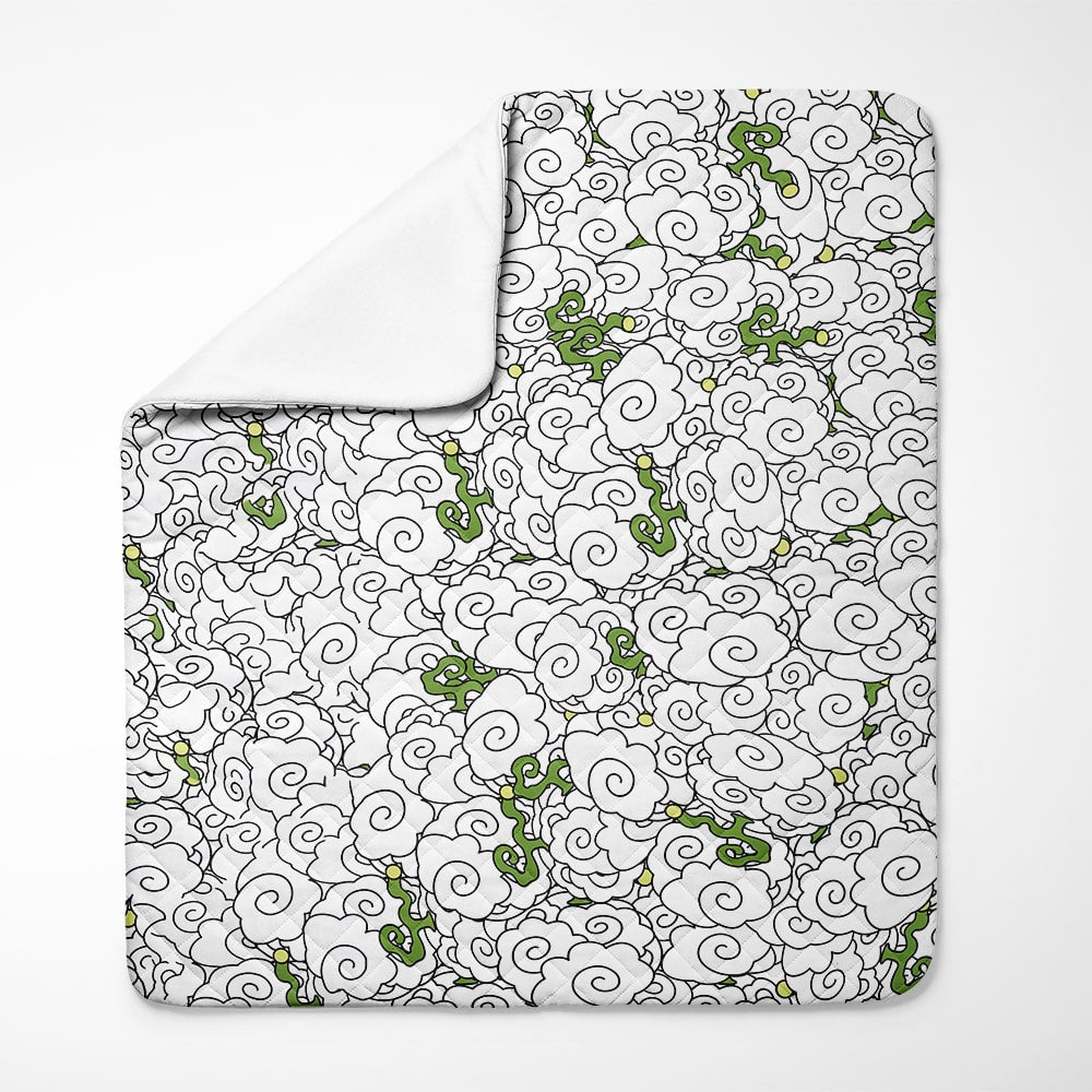 Moku Moku no Mi Smoker Devil Fruit One Piece Bedspread Quilt Set