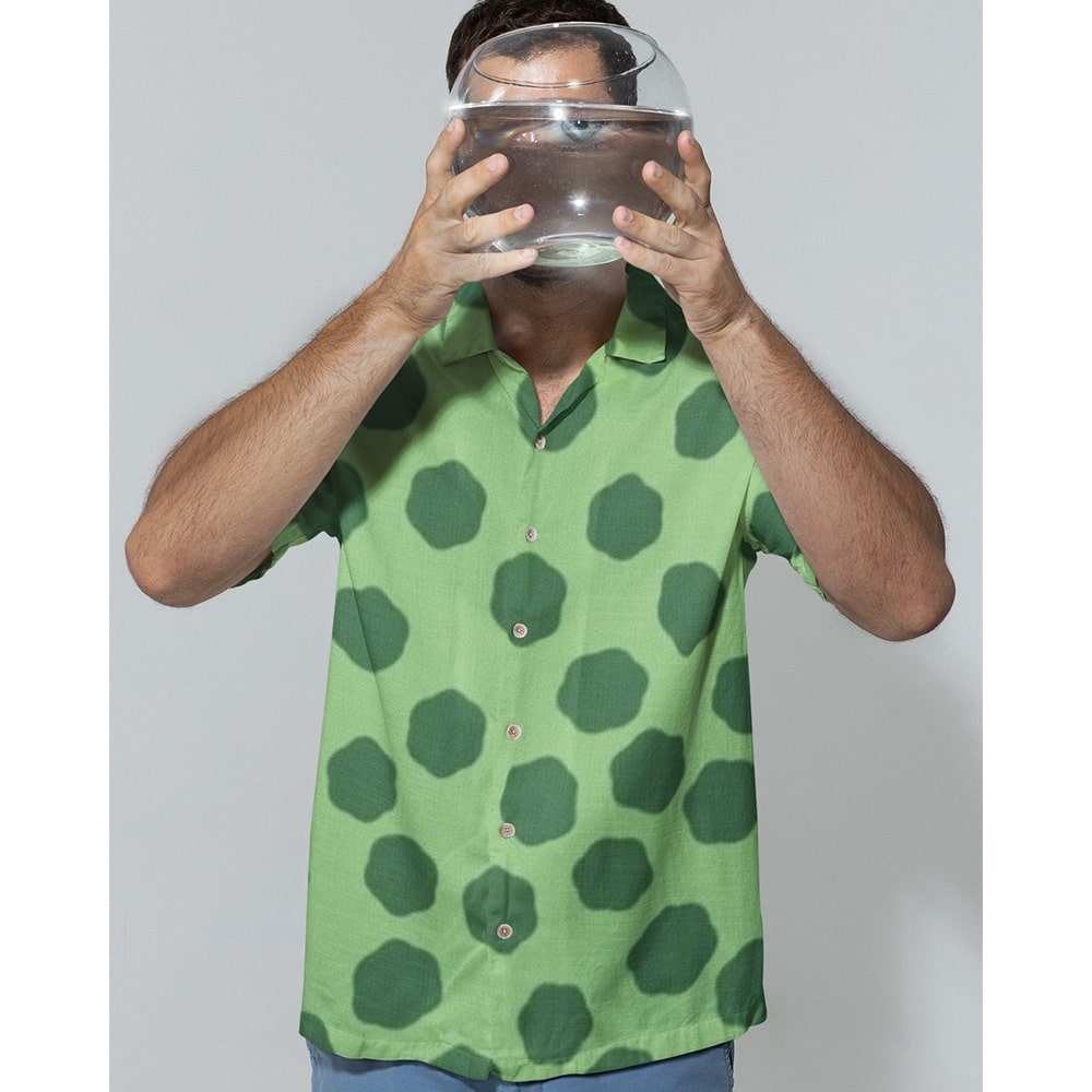 Nami Stampede Pattern One Piece Hawaiian Shirt