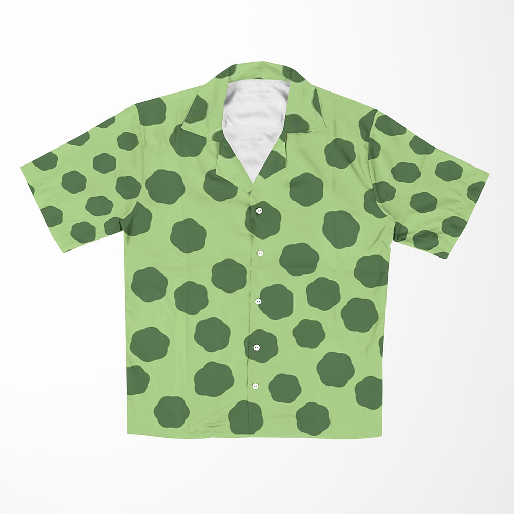 Nami Stampede Pattern One Piece Hawaiian Shirt