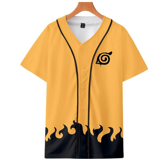 Naruto Sage Seal Brushed Naruto Baseball Shirt