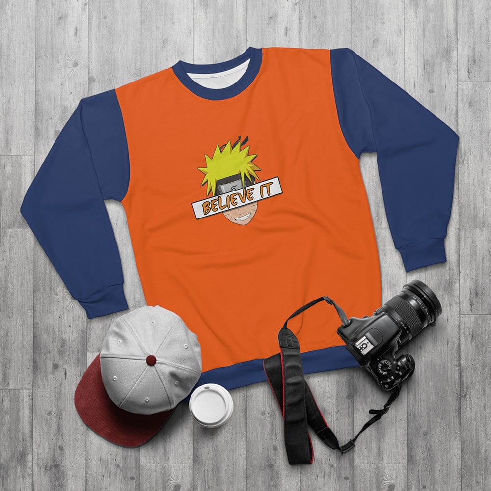 Naruto Believe It Pullover Classic Sweatshirt