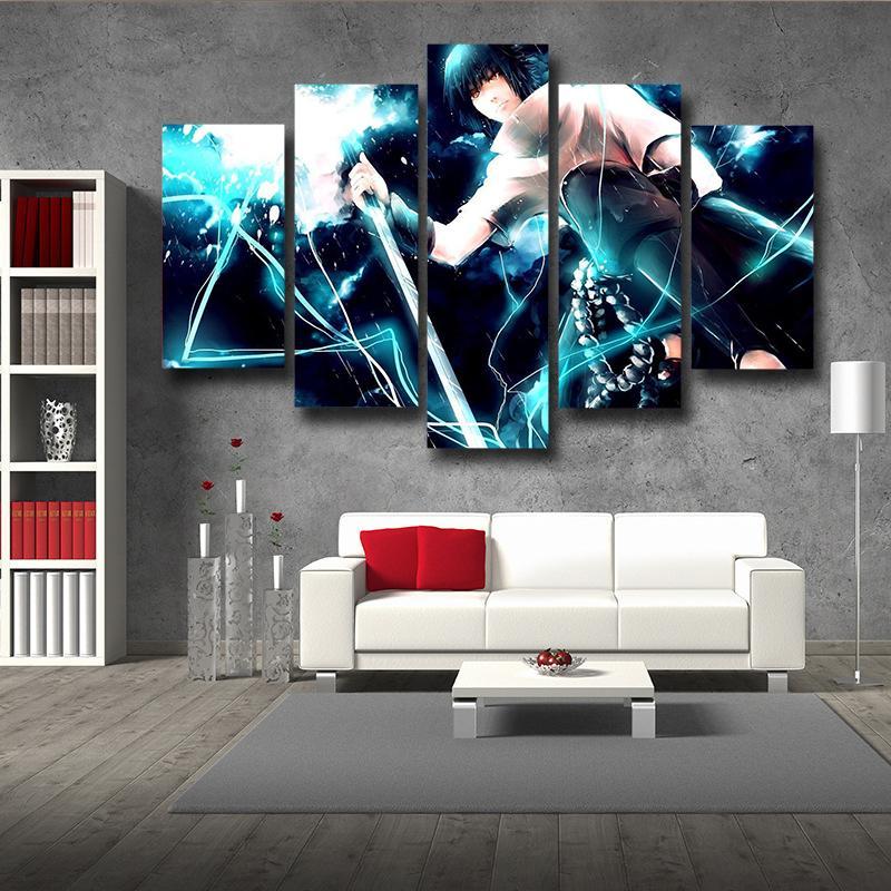 Naruto Uchiha Sasuke Raikiri Canvas-Naruto-Canvas,MultiColor,Naruto