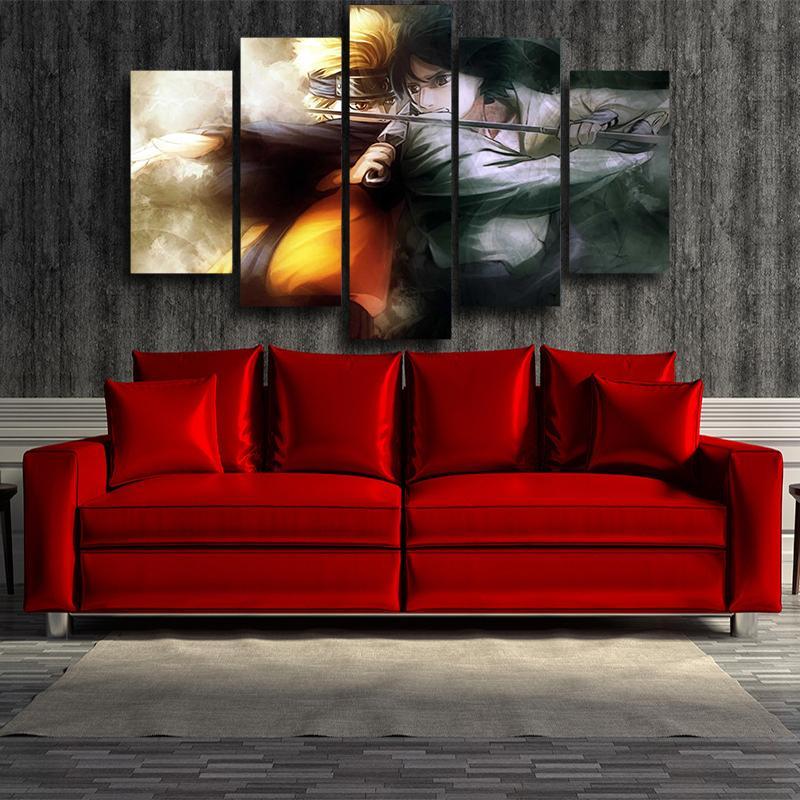 Naruto Vs Uchiha Sasuke Naruto Canvas-Naruto-Canvas,MultiColor,Naruto,Naruto and Sasuke