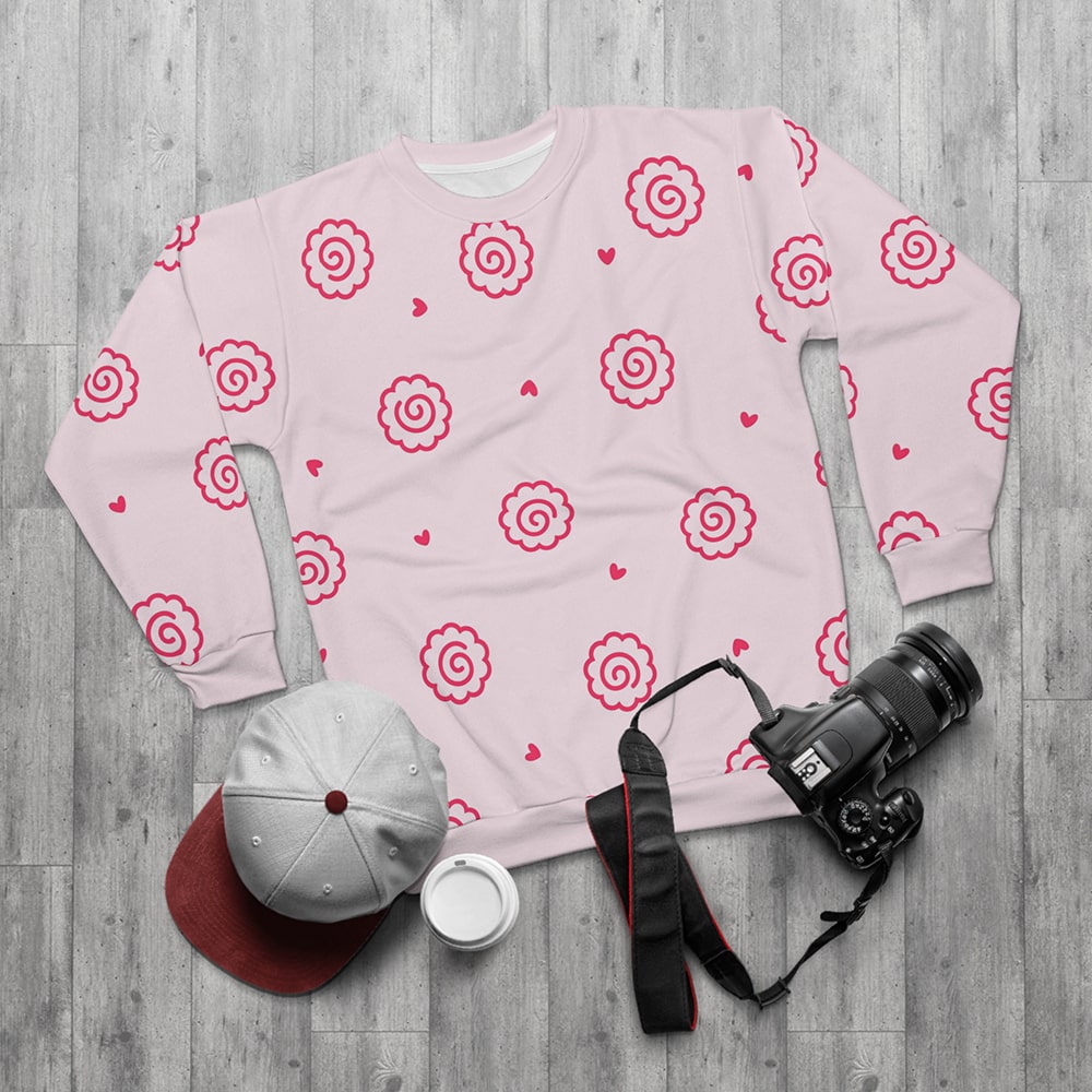 Narutomaki Fishcake Hearts Naruto Sweatshirt
