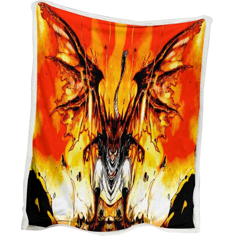 Natsu Dragon Empyrean Blend Fairy Tail Blanket