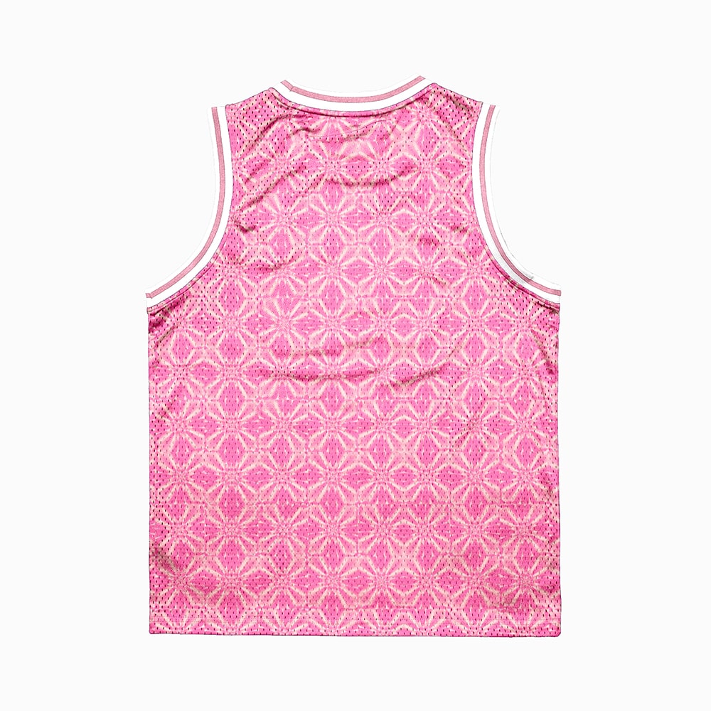 Netzuko Classic Floral Pattern Basketball Jersey