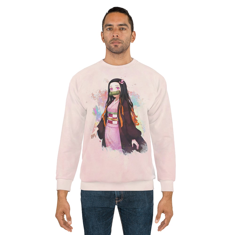 Nezuko Demon Slayer Glow Pullover Sweatshirt