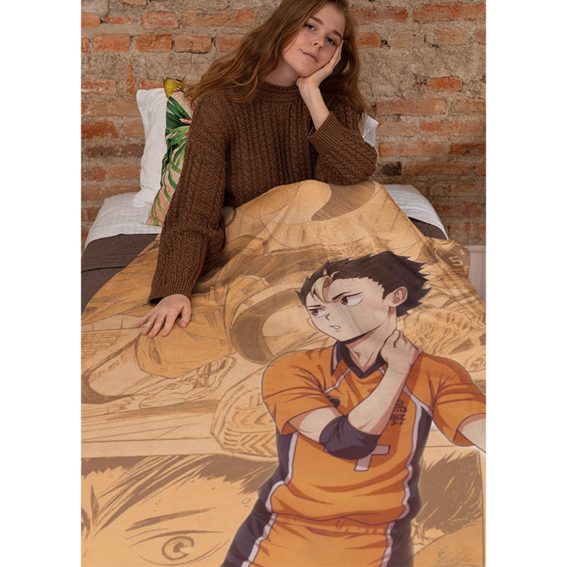 Nushinoya Yuu All Over Print Haikyuu Throw Blanket